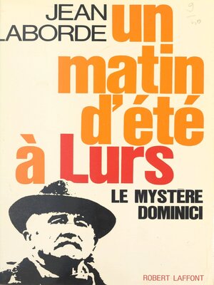 cover image of Un matin d'été à Lurs, 5 août 1952